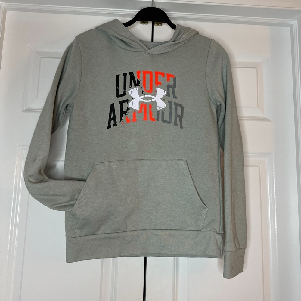 Under Armour Gray Hoodie with Logo